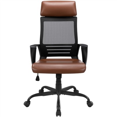 Yaheetech Ergonomic Mesh Office Chair Height Adjustable Computer Chair ...