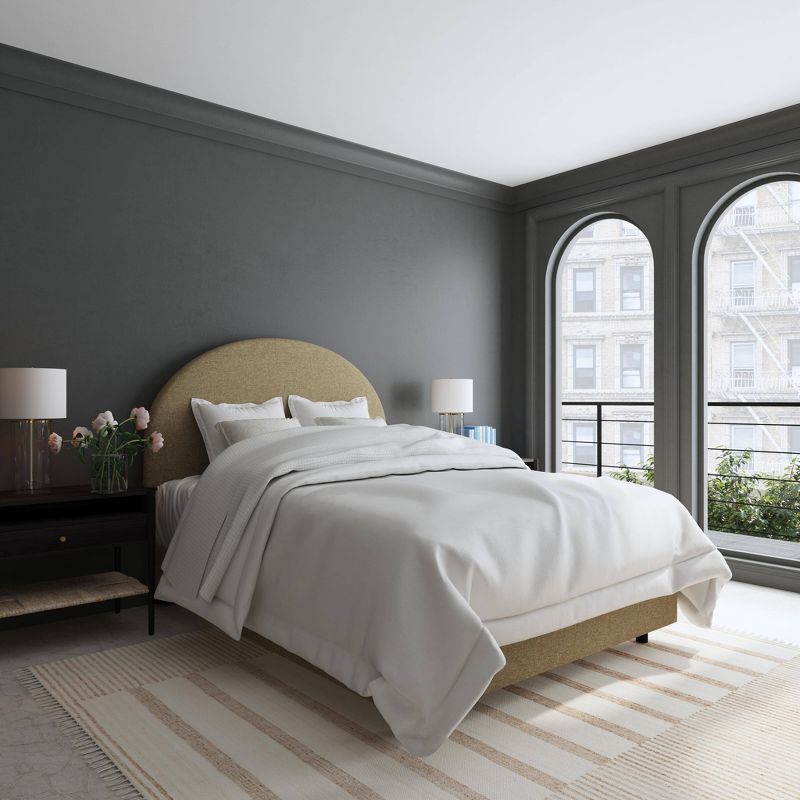 Adaline Bed in Textured Linen - Threshold™, 1 of 9