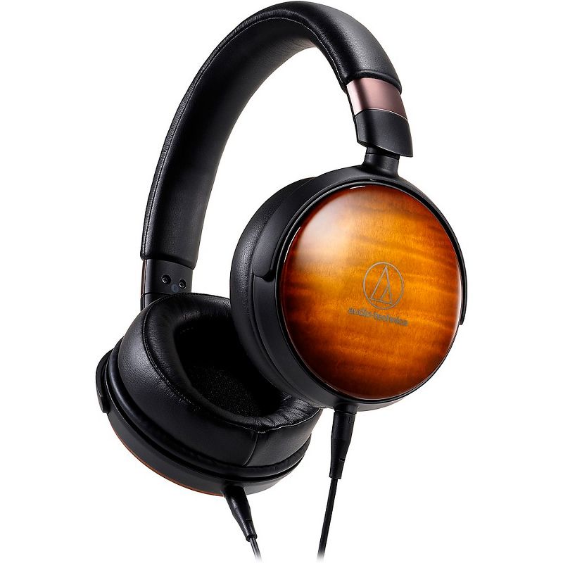 Audio-Technica Portable Over-Ear Wooden Headphones Flame Maple, 1 of 7