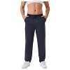 Anna-Kaci Active Men's Relaxed Fit Drawstring Pants with Patch Pockets and Elastic Waistband for Casual Wear - 2 of 4