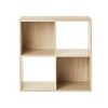 Racxily 4-Cube Storage Organizer Bookshelf -stylish Storage Organizer Book Case for Home Bedroom Office, Easy Assembly - 4 of 4