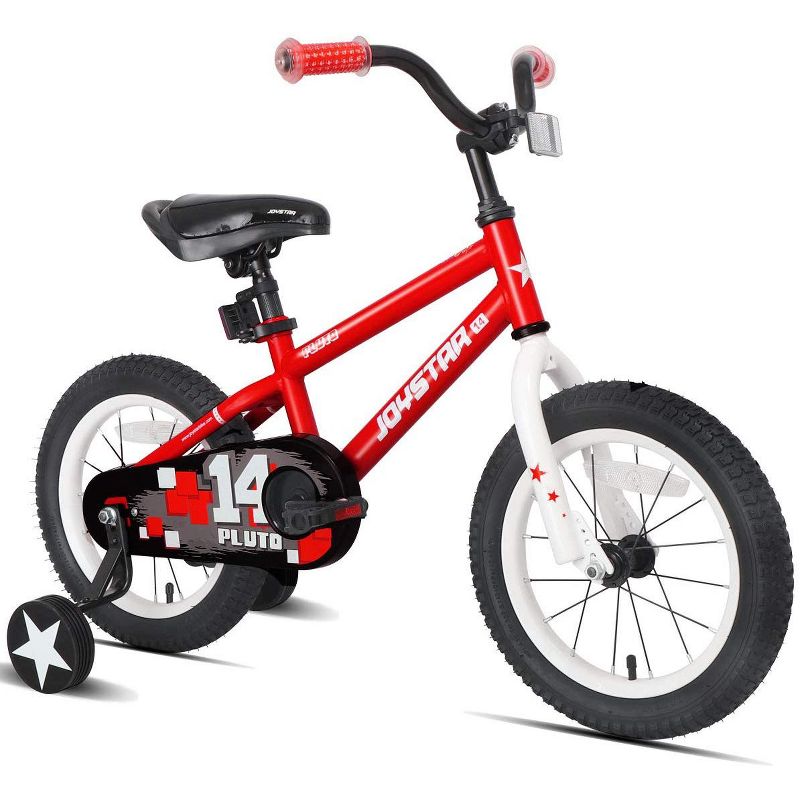 Joystar Pluto 12 Inch Kids Toddler Bike Bicycle with Training Wheels, Rubber Tires, and Coaster Brake, Ages 2 to 4, 1 of 5