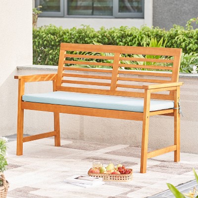 Removable Cushion Covers Outdoor Benches Target - Tesco Outdoor Garden Furniture Cushioned Benches