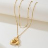 Anna-Kaci Women's Floral Pendant Necklace - 3 of 4