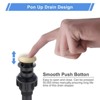 WOWOW 2 1/8 in. x 9 1/2 in. x 9 1/2 in. Pop-up Drain Assembly - 3 of 4