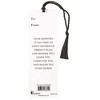 Dicksons Faithful Servant Cross Black 6 x 2 Laminated Cardstock Bookmark with Tassel Pack of 12 - 2 of 2
