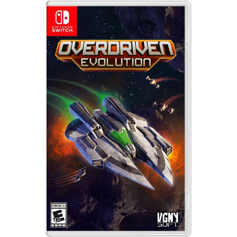 OverdrivenEvolution - Nintendo Switch: Action-Packed SHMUP, Local Co-Op, 1-4 Players, E10+, 1 of 9