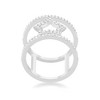 Slickblue 0.75 Ct. CZ Star Ring for Women, Pave Setting, Fashionable Antique Style, Clear Cubic Zirconia, Sizes 5-10 - 2 of 4