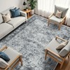 Living Room Washable Non Slip Vintage Retro Rugs Low Pile Chenille Print Rug for Bedroom Dining Room Home Office - 2 of 4
