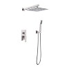 ONWITH 10 inch Shower Head Bathroom Luxury Rain Mixer Shower Complete Combo Set Wall Mounted - 2 of 4