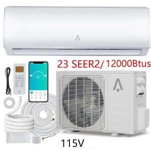 9000/12000/18000/24000/36000Btus Mini Split Air Conditioner 19/23 Seer2 With Heater System 115V/230V - 1 of 4