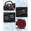 24V Kids Electric Go Kart, Kids Ride on Drifting Car with 300W Motors, Music Power Display, Max Load 155 LBS Racing for Kids 8-12 Years - 3 of 4