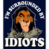Boy's Lion King Scar I'm Surrounded By Idiots T-Shirt - 2 of 4
