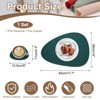 Unique Bargains Silicone Teardrop Shape Heat-Resistant Placemat and Coaster Set - 2 of 4
