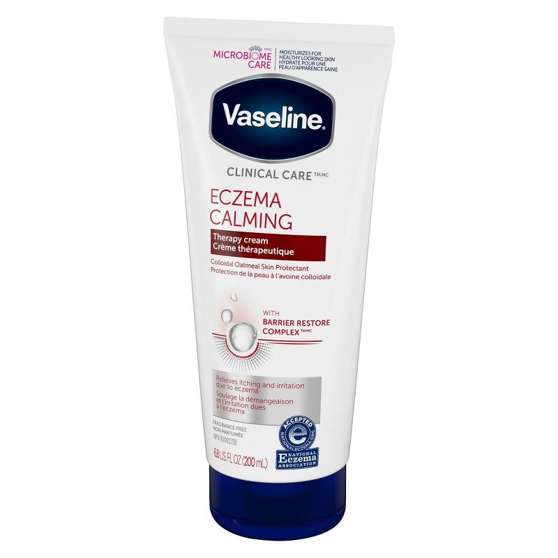 Vaseline Clinical Care Eczema Calming Hand and Body Lotion Tube Unscented - 6.8oz, 6 of 7