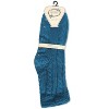 Memoi Women's Cable Knit Lounge Sock - 4 of 4