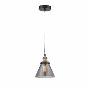 Cone - 1 Light Mini Pendant In Industrial Style-9.75 Inches Tall and 7.75 Inches Wide - 1 of 1