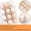 100 Pack 12 Count Plastic Egg Cartons - Bulk Clear Reusable Egg Containers for Chicken Eggs Dozen Storage - 4 of 4