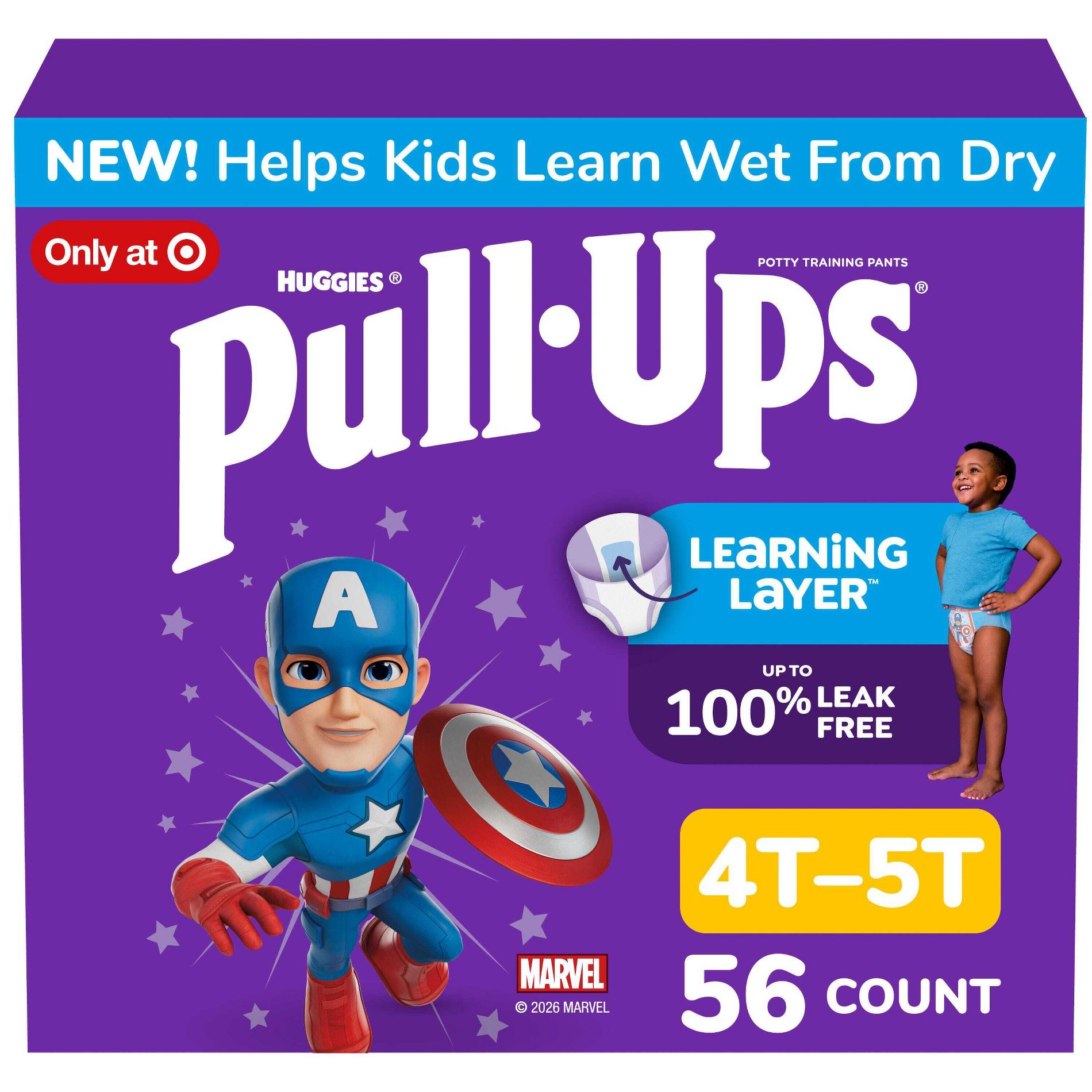 Pull-Ups Boys' Potty Training Pants - 4T-5T - 56ct