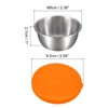 Unique Bargains Stainless Steel Lunch Box Condiment Containers with Lids 3 Pcs - 2 of 4