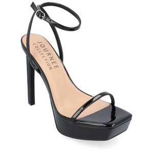 Journee Collection Womens Telilah High Heel Open Toe Pumps - 1 of 4