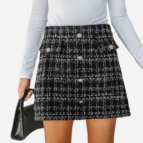 White mini skirt clearance target