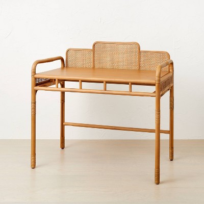 Hali Woven Rattan Desk Brown - Opalhouse™ designed with Jungalow™