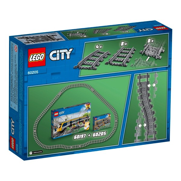 LEGO City Vías 20 piezas 60205 4