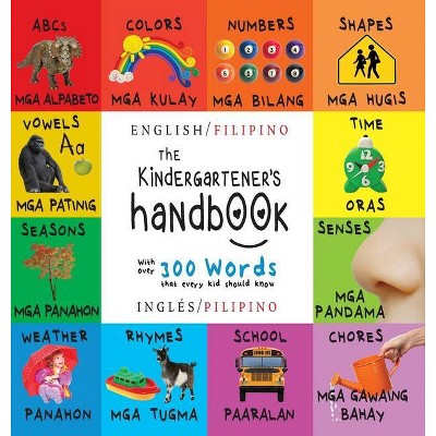 The Kindergartener's Handbook - Large Print by  Dayna Martin (Hardcover)