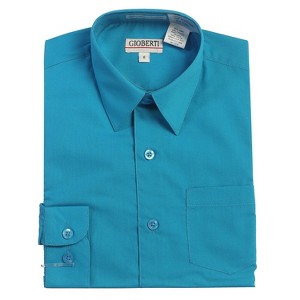 Gioberti Boy's Long Sleeve Dress Shirt - 1 of 4