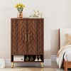 Hommoo Shoe Cabinet with Doors - 2 of 4