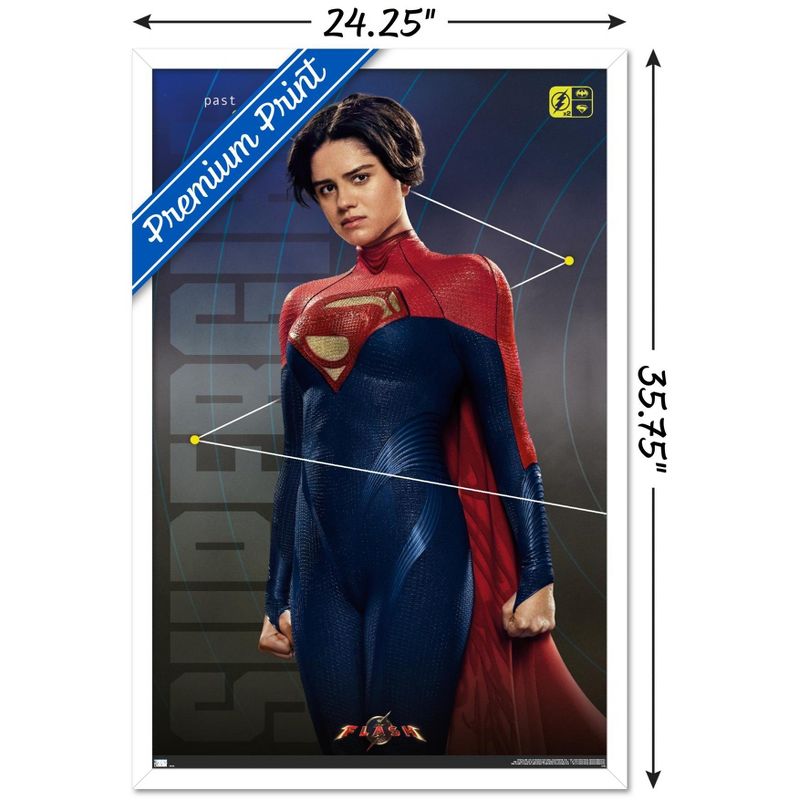 Trends International DC Comics Movie The Flash - Supergirl Triptych Framed Wall Poster Prints, 3 of 7