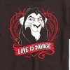 Men's - Disney Villains - Love Is Savage Short Sleeve Graphic T-Shirt - 2 of 4