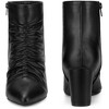 Perphy Women's Pointed Toe Slouched Chunky Heels Ankle Boots - 2 of 3