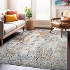 World Rug Gallery Muted Multi-Tonal Abstract Area Rug - Rug for Living Room, Bedroom, or Play Area - Easy to Clean, Kid & Pet Friendly - 2 of 4