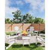 Sturdy 2-Tier HDPE Adirondack Side Table - Weather Resistant for Patio, Poolside, Porch - Indoor/Outdoor - 3 of 4