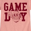 Girls' - Instant Message - Game Day Football Fitted Short Sleeve Graphic T-Shirt - 2 of 4