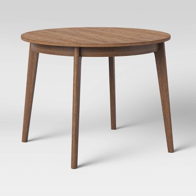 40&#34; Astrid Mid-Century Round Dining Table with Fixed Top Walnut - Project 62&#8482;