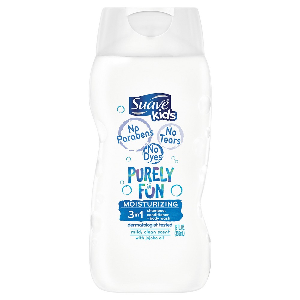 UPC 079400636089 product image for Suave Kids Purely Fun 3 in 1 Shampoo, Conditioner & Body Wash - 12oz | upcitemdb.com