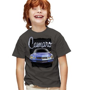 Boys' Short Sleeve Chevrolet Yellow Camaro T-Shirt - 1 of 4