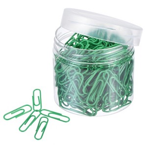 Unique Bargains Small Size Metal Prevent Tearing Pages Home Office Paper Clip 200 Pcs - 1 of 4