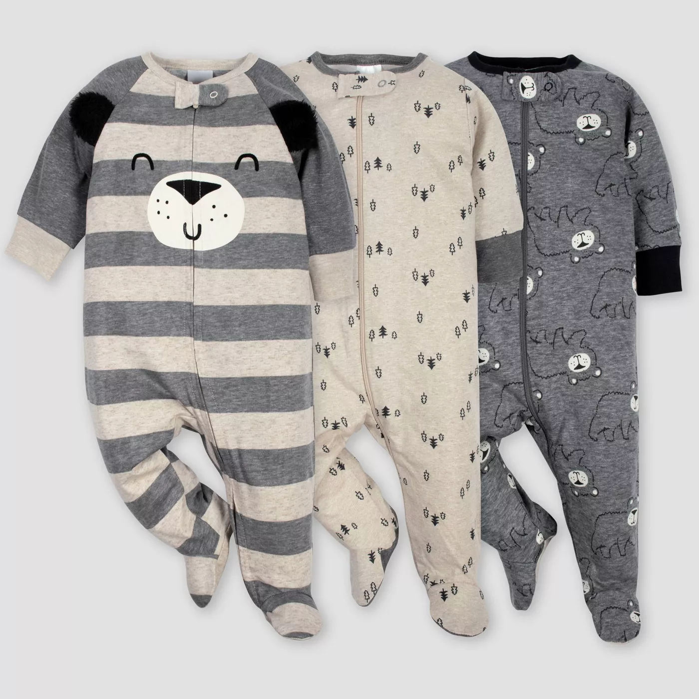 Gerber Baby Boys' 3pk Sleep N' Play Pajamas