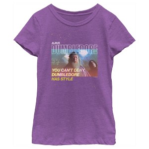 Girl's Harry Potter Dumbledore Has Style T-Shirt - 1 of 4