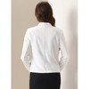 INSPIRE CHIC Women's Open Front Long Sleeve Business Work Office Blazer - 4 of 4