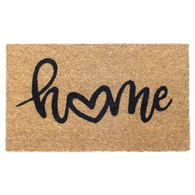 Tufted Home with Love Doormat Black - Raj