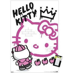Trends International Hello Kitty: 2016 Graffiti - Street Art Crown Unframed Wall Poster Prints - 1 of 4