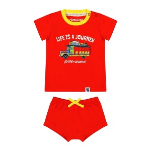 Mixed Up Clothing Suave Baby Tee and Bloomer Shorts Set - Chiva - 1 of 4