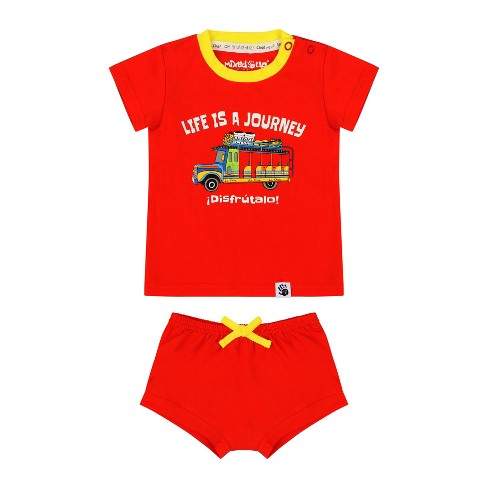 Mixed Up Clothing Suave Baby Tee and Bloomer Shorts Set - Chiva - image 1 of 4