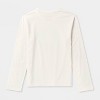 Kids' 2pk Adaptive Long Sleeve Christmas 'Wreath/Puppy' Graphic T-Shirt - Cat & Jack™ Cream/Red - 2 of 3