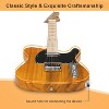 GLARRY 39" GTL Electric Guitar for Music Lover, SS Pickups Maple Fingerboard with Accessories Pack Guitar Bag, Transparent Yellow - 2 of 4
